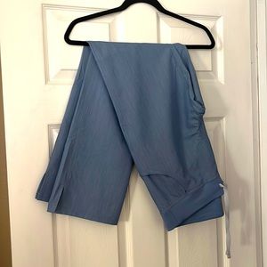 Heather Indigo Kade cargo scrub pants